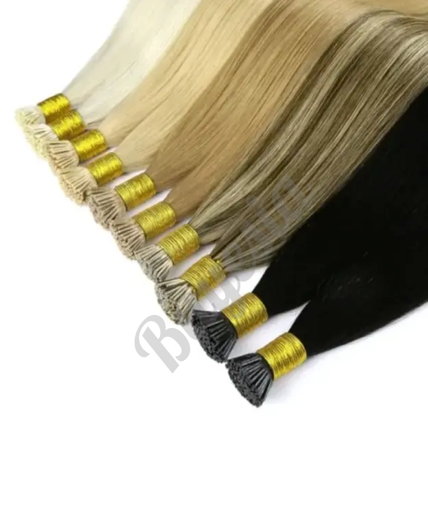 Extensiones de cabello en puntos