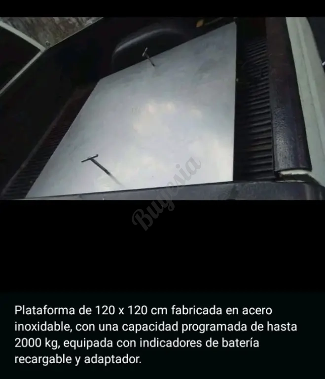 Balanzas tipo plataforma