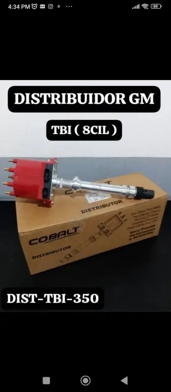Distribuidor GM TBI 8 cilindros completo