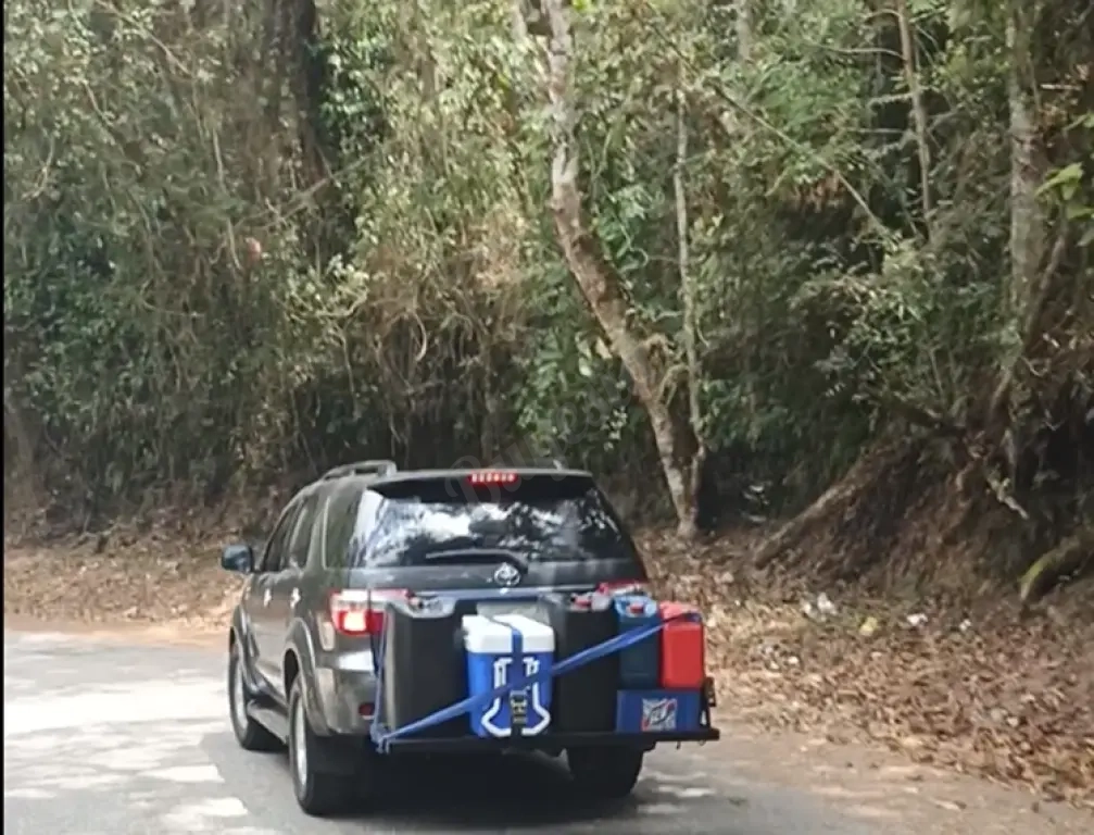 Porta bidones ,equipaje,maletas,gasolina,combustible etc.