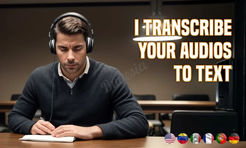 Transcripción y Redacción de Documentos de Audio A Texto