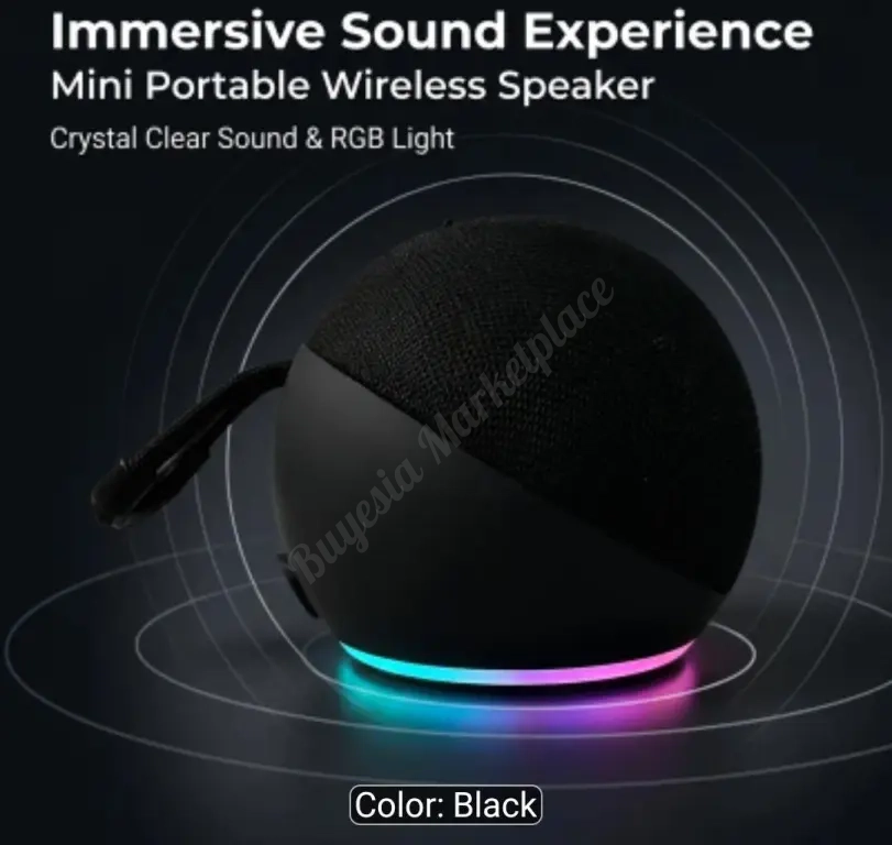 Speaker Portátil tipo ALEXA 5Watts Bluetooth