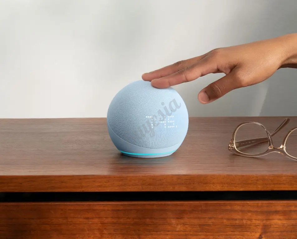 Echo Dot (5. generación, 2022) con reloj, prácticamente nuevo | Altavoz inteligente con reloj y Alexa