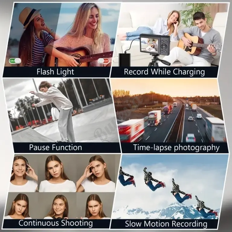 Cámara Vlogger 4K 64MP Para Youtubers y Streamers