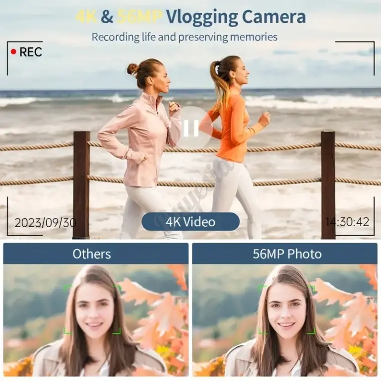 Cámara Vlogger 4K Para Youtubers y Streamers