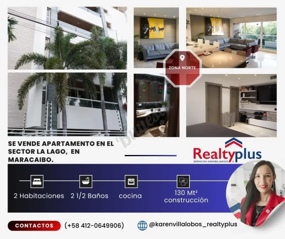 Se Vende Apartamento en La Lago, Maracaibo.