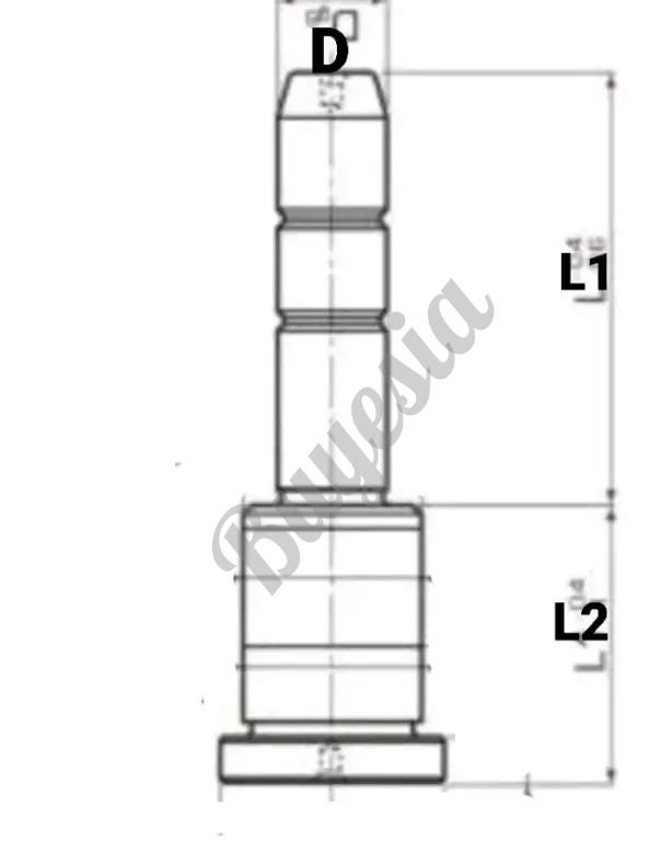 Guias Doble Diametro par Moldes