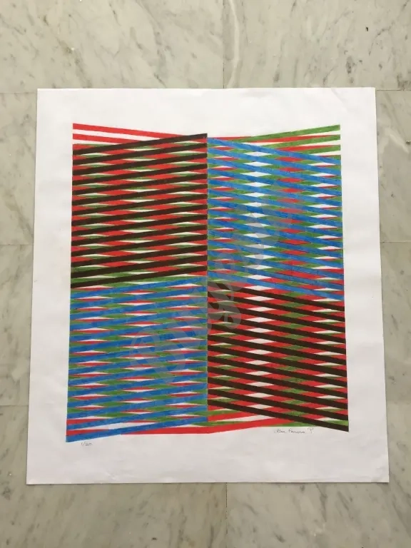 Serigrafia arte cinético nro 1