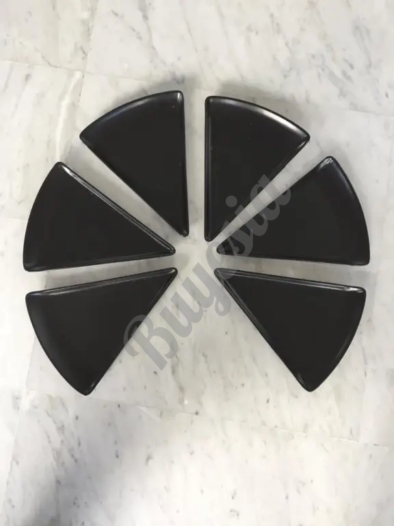 Platos de cerámica corona triangulares