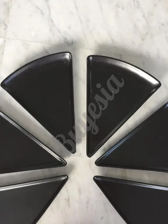 Platos de cerámica corona triangulares