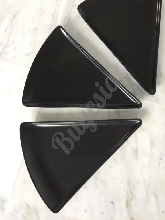 Platos de cerámica corona triangulares