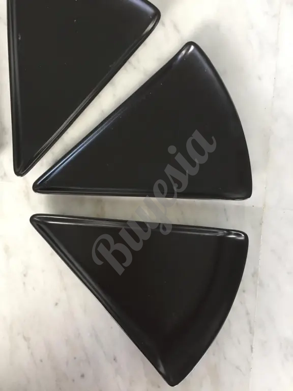 Platos de cerámica corona triangulares
