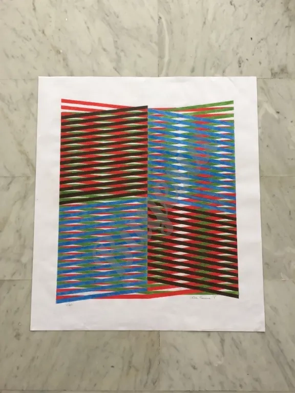 Serigrafia arte cinético nro 1