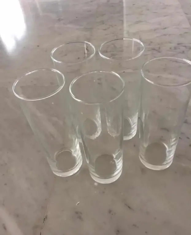 Vasos Largos de Cristal tipo Cubatas