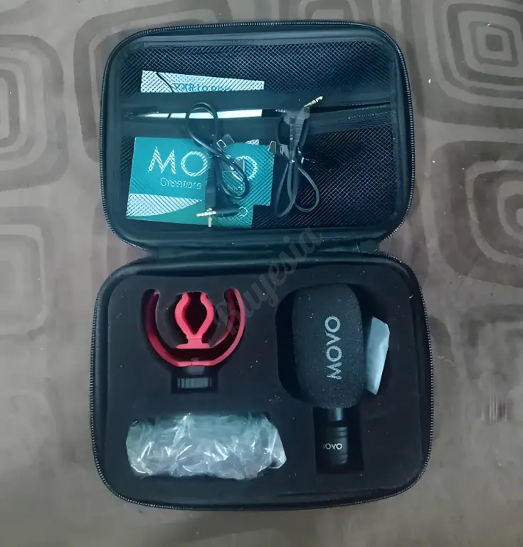 Microfono Movo Vxr10 Pro Para Pc, Camaras, Celulares, Etc (Usado)