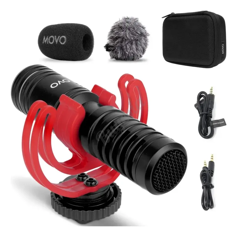 Microfono Movo Vxr10 Pro Para Pc, Camaras, Celulares, Etc (Usado)